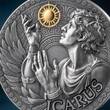 ICARUS Great Greek Mythology 1 Oz Silver Coin 1000 Francs Cameroon 2025 Antique Finish