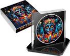 DIA DE LOS MUERTOS Nightmare Libertad 1 Oz Silver Coin Mexico 2024 BU - Brilliant Uncirculated