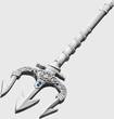 POSEIDON TRIDENT Antiqued 2 Oz Silver Coin 10000 Francs Chad 2025 Antique Finish
