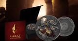 HANNIBAL BARCA Great Commanders 5 Oz Silver Coin 5000 Francs Cameroon 2025 Antique Finish