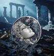 ATLANTIS Forgotten Civilization Antique 2 Oz Silver Coin 2000 Francs Cameroon 2025 Antique Finish