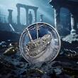 ATLANTIS Forgotten Civilization Antique 2 Oz Silver Coin 2000 Francs Cameroon 2025 Antique Finish