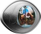 20 Dollars DINOSAUR EYE 1 Oz Silver Coin 20$ Canada 2025 Proof