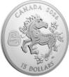 15 Dollars HORSE Lunar Year 1 Oz Silver Coin 15$ Canada 2026 Proof