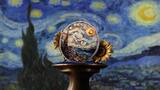 STARRY NIGHT 2 Oz Silver Coin 2000 Francs Cameroon 2025 Antique Finish