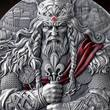 KING CNUT THE GREAT The Way to Valhalla 2 Oz Silver Coin 2000 Francs Cameroon 2025 Antique Finish