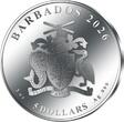 5 Dollars WASHINGTON MONUMENT AT NIGHT 3 Oz Silver Coin 5$ Barbados 2026 Antique Finish