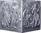 NORSE GODS 3D Cube 1 Kg Kilo Silver Coin 500 Francs Burundi 2026 Antique Finish