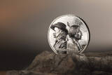 1000 Togrog CUSTER VS SITTING BULL Enemies in History 2 Oz Silver Coin 1000 Togorog Mongolia 2026 Proof