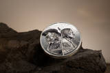 1000 Togrog CUSTER VS SITTING BULL Enemies in History 2 Oz Silver Coin 1000 Togorog Mongolia 2026 Proof