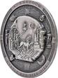 20 Dollars BACTRIAN CYBELE DISK Antiqued Archeology Symbolism 3 Oz Silver Coin 20$ Cook Islands 2021 Antique Finish