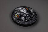 20 Dollars PYTHON Hunters by Night 5 Oz Silver Coin 20$ Palau 2022 Obsidian Black Proof