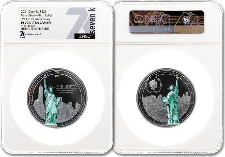 祝開店！大放出セール開催中 Anniversary 20th PF70 LIBERTY MISS Dollars 25 9/11 Miles by 書