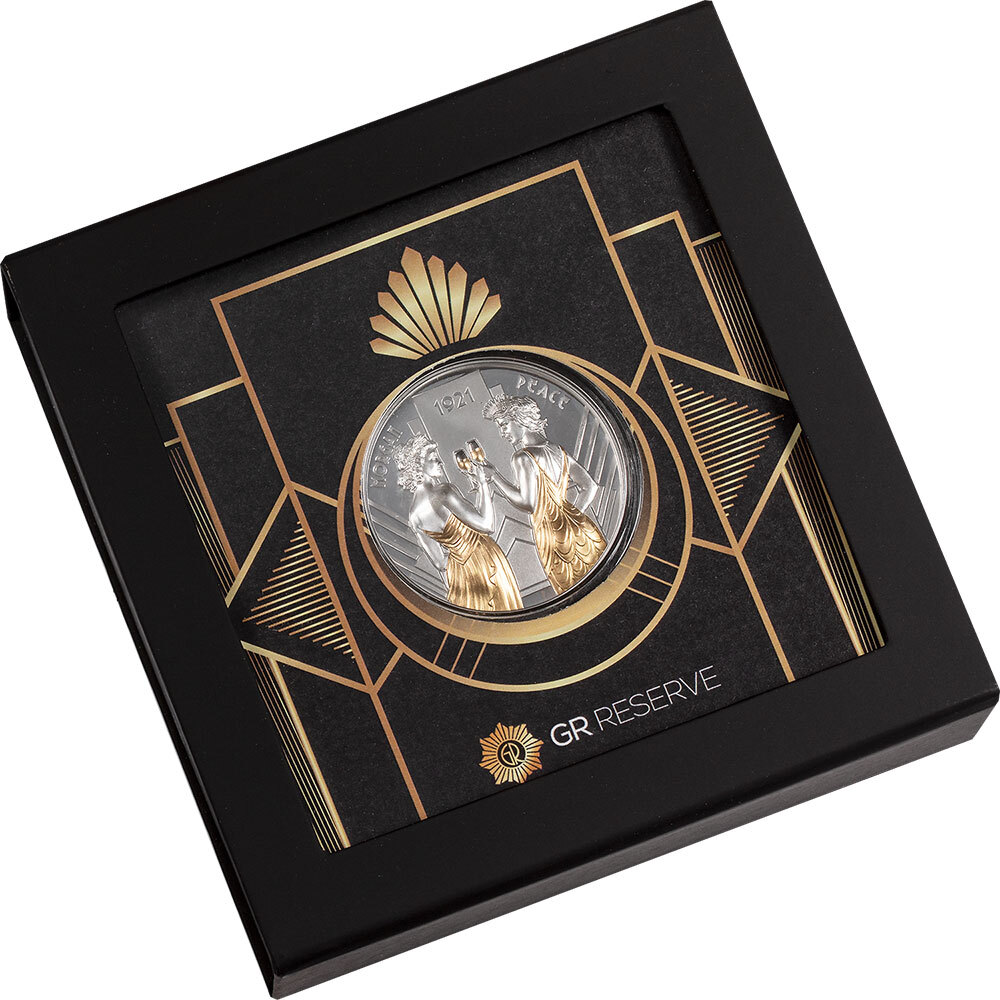 1 Dollar MORGAN AND PEACE 1 Oz Silver Coin 1$ Cook Islands 2021