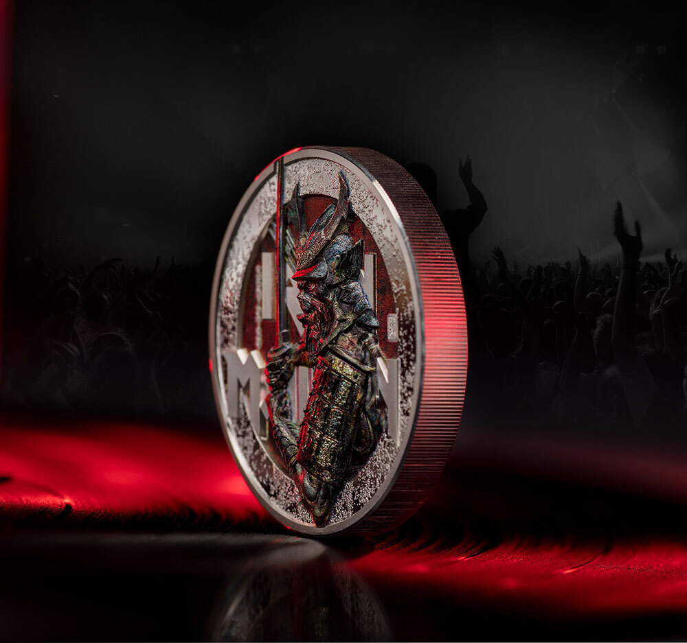 10 Dollars SENJUTSU Iron Maiden 2 Oz Silver Coin 10$ Cook