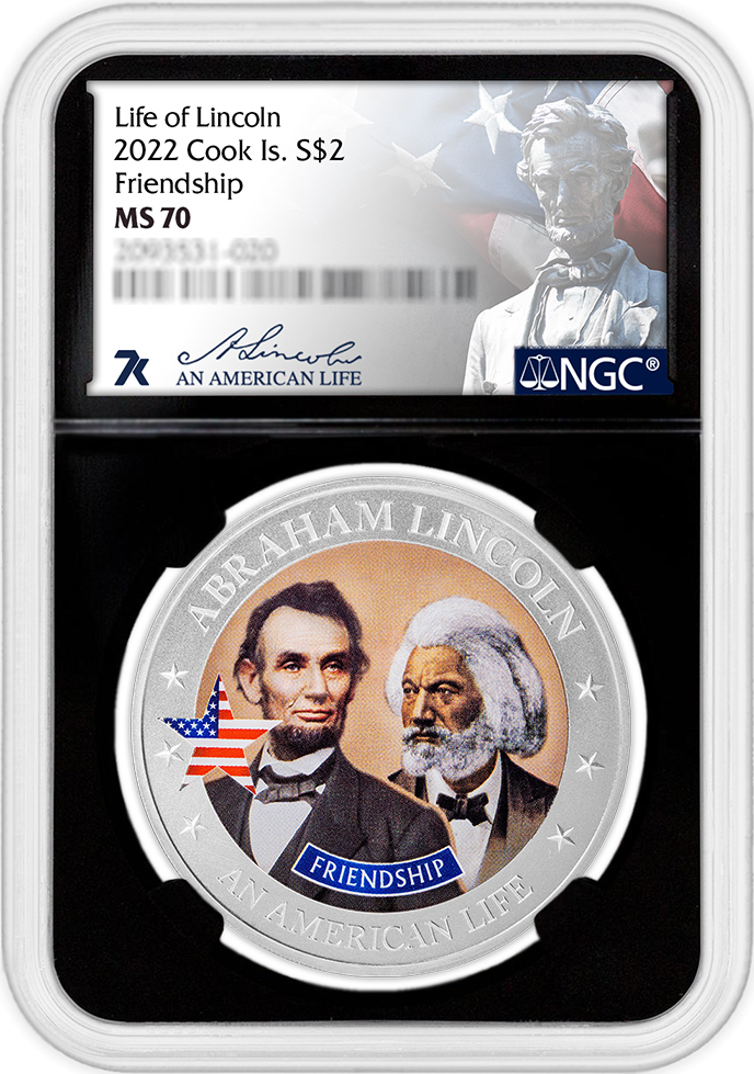 2 Dollars FRIENDSHIP Abraham Lincoln An American Life Graded MS70