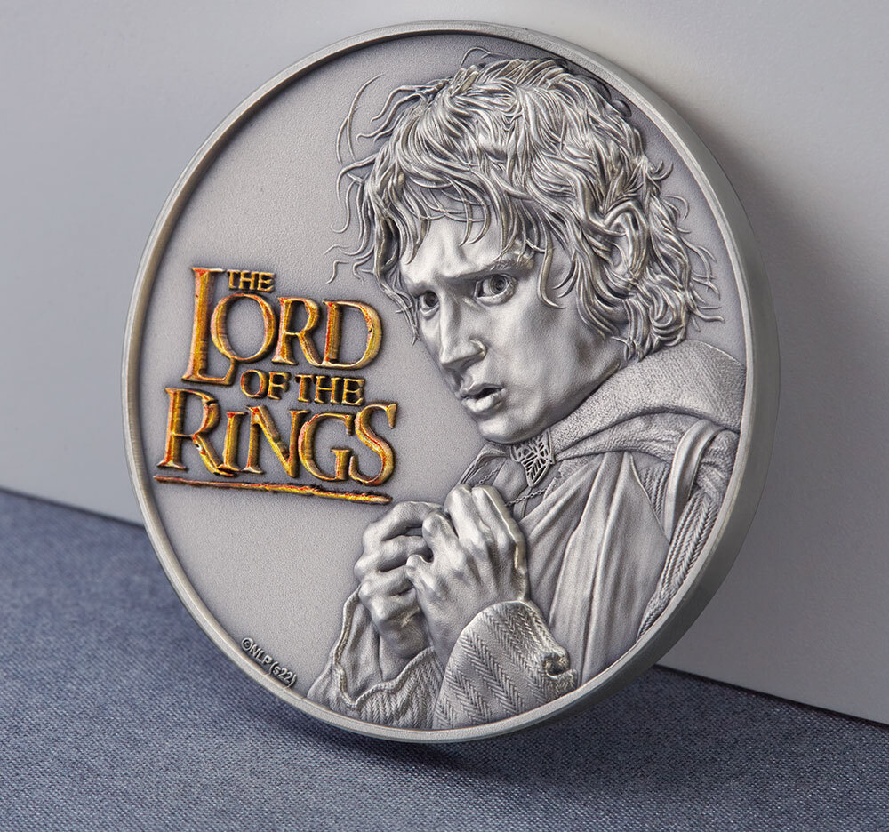 10 Dollars LORD OF THE RINGS 2 Oz Silver Coin 10 Cook Islands