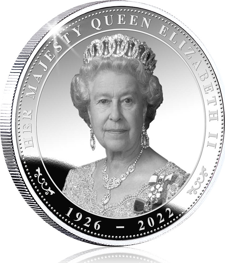 In Memoriam Queen Elizabeth Ii Base Metal Medal 2022 Prooflike Ma Shops 2106