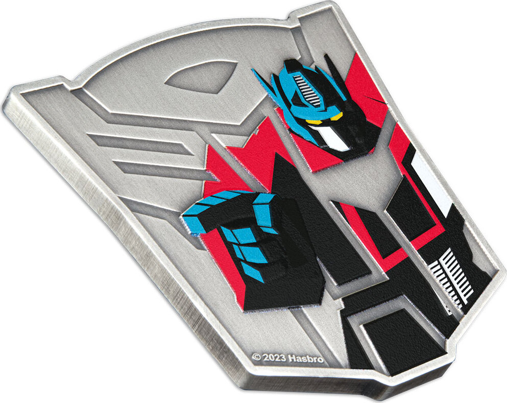 5 Dollars OPTIMUS PRIME Transformer Shaped 1 Oz Silver Coin 5