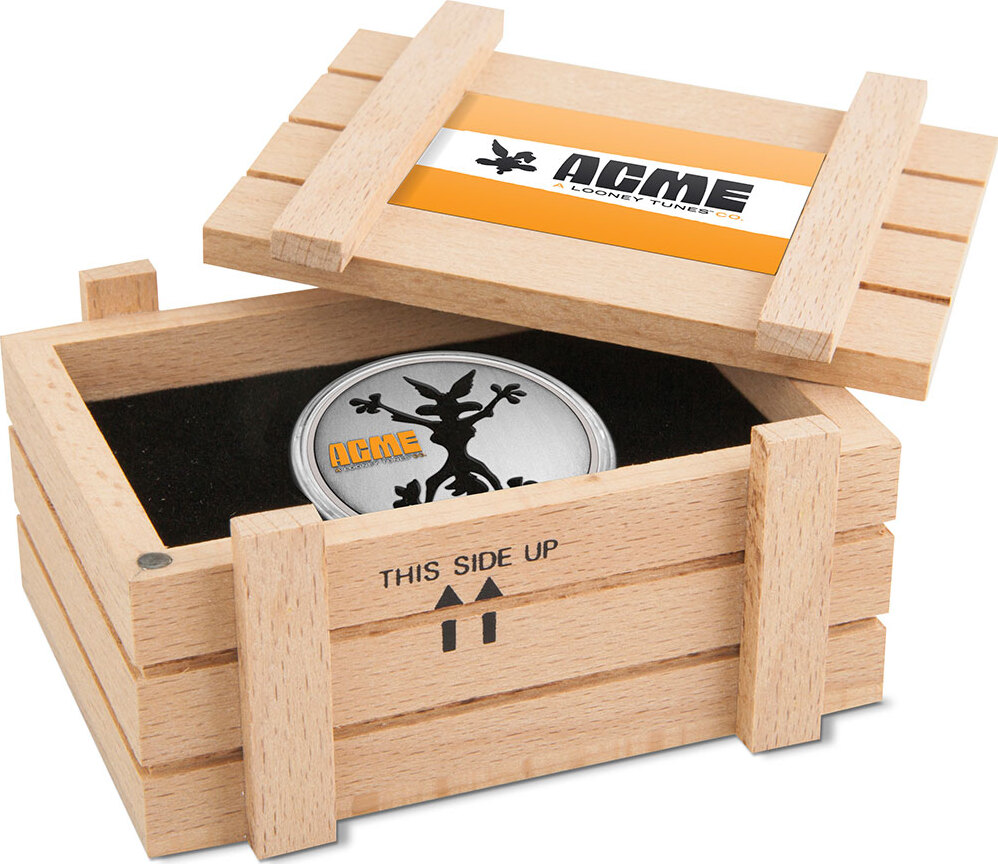 2 Dollars WILE E COYOTE Looney Tunes 1 Oz Silver Coin 2$ Niue 2023 Proof |  MA-Shops