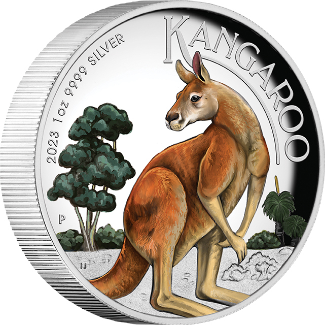 1 Dollar AUSTRALIAN KANGAROO 1 Oz Silver Coin 1 Australia 2023