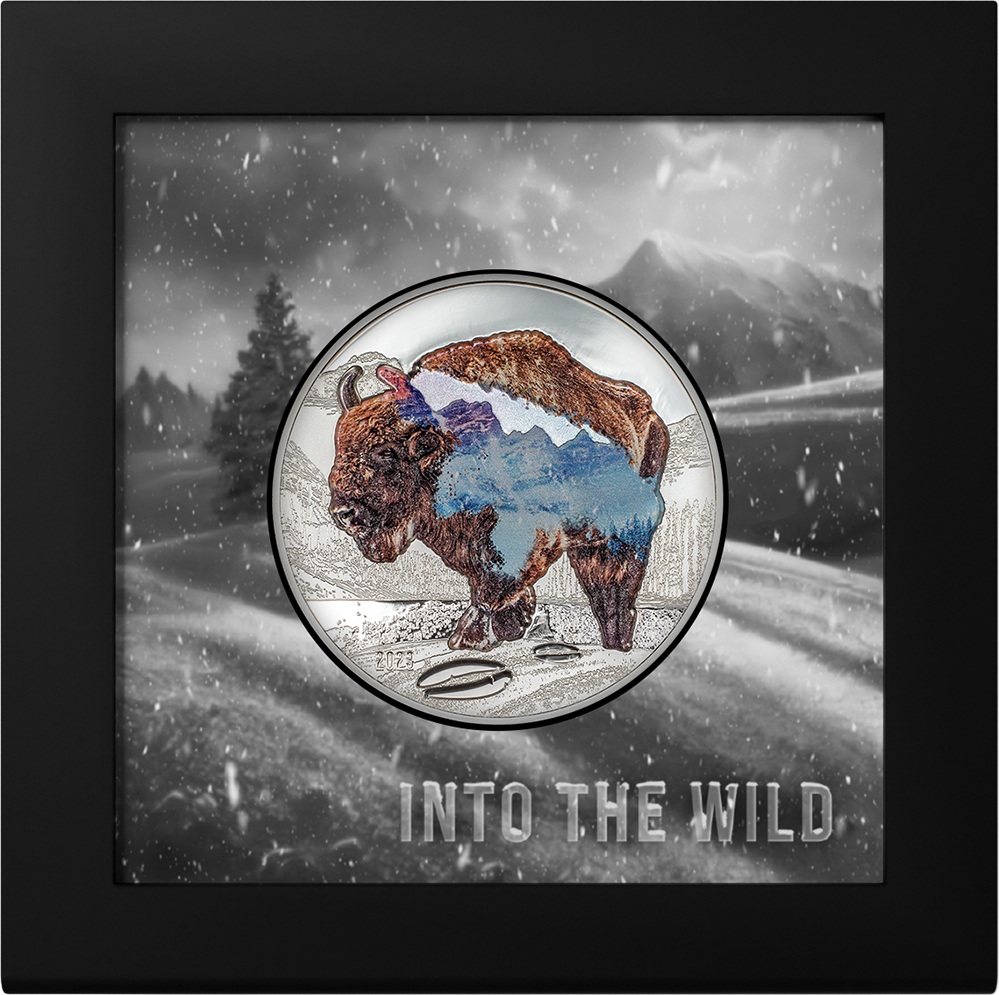 BISON Into The Wild 2 Oz Silver Coin 1000 Togrog Mongolia 2023 Proof |  MA-Shops
