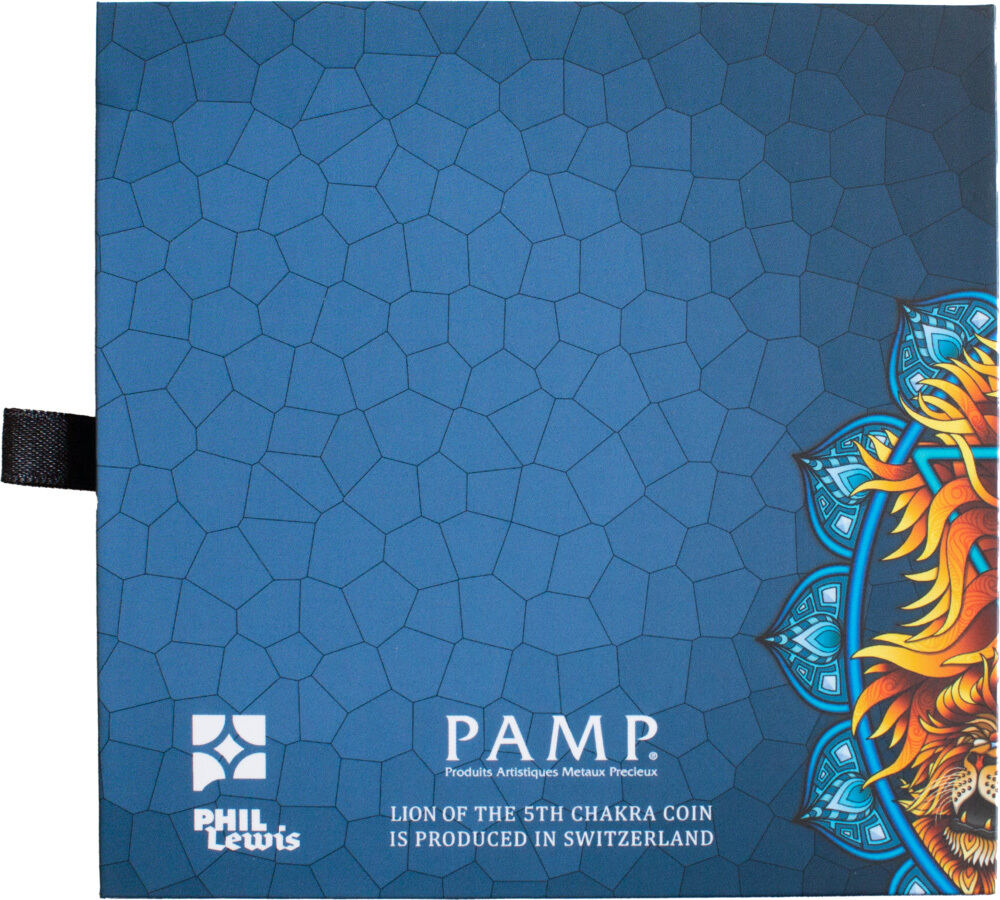 5 Dollars LION OF THE 5TH CHAKRA Phil Lewis 2 Oz Silver Coin 5$ Solomon  Islands 2023 Prooflike | MA-Shops