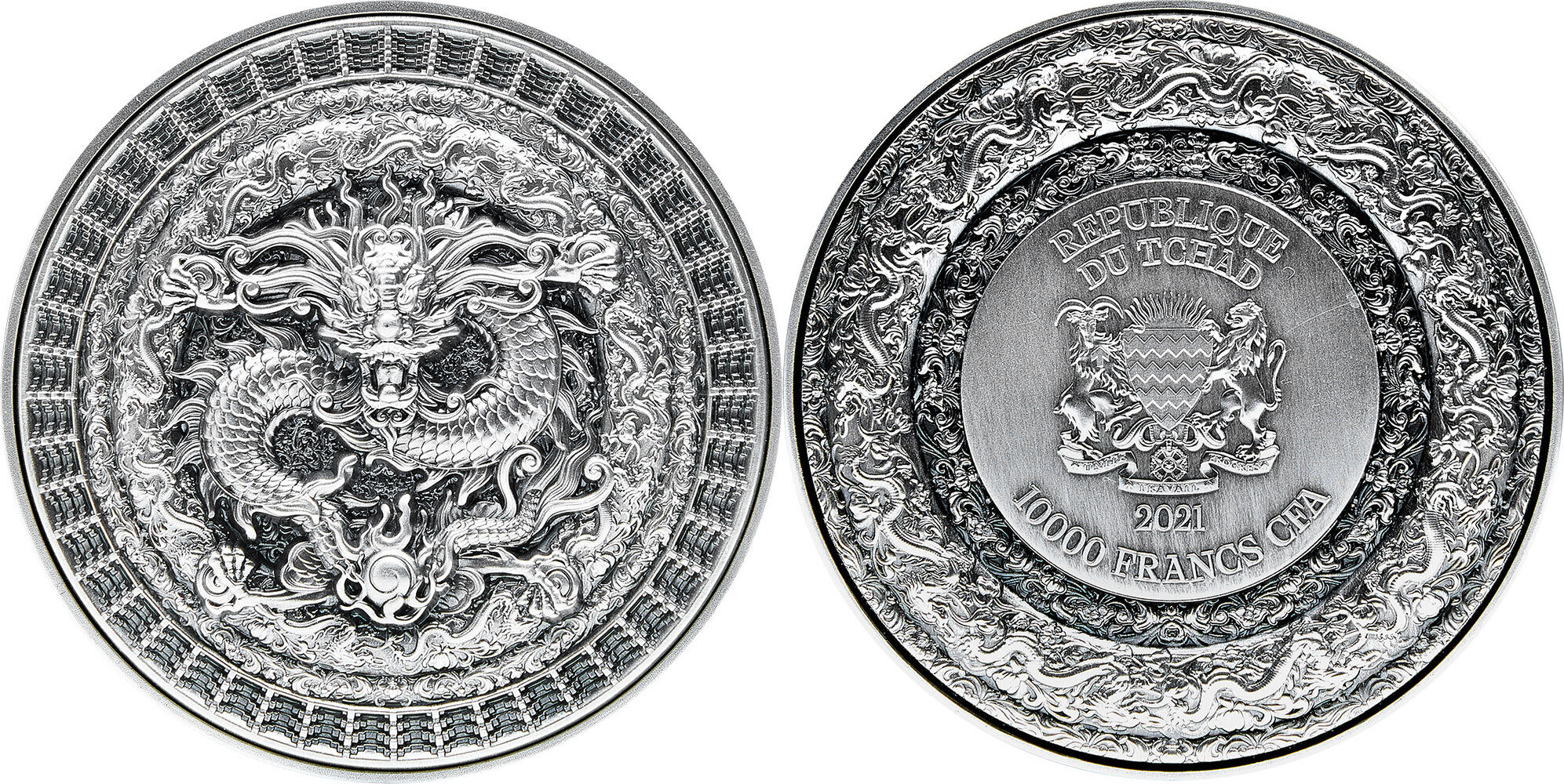 Forbidden Dragon 2 oz Silver Coin