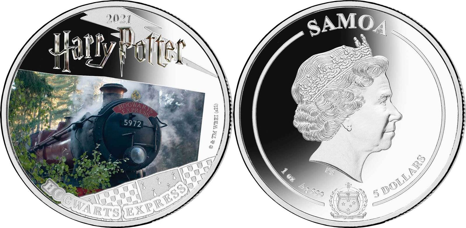 RAVENCLAW HOUSE CREST Harry Potter 1 Oz Silver Coin 2$ Niue 2021