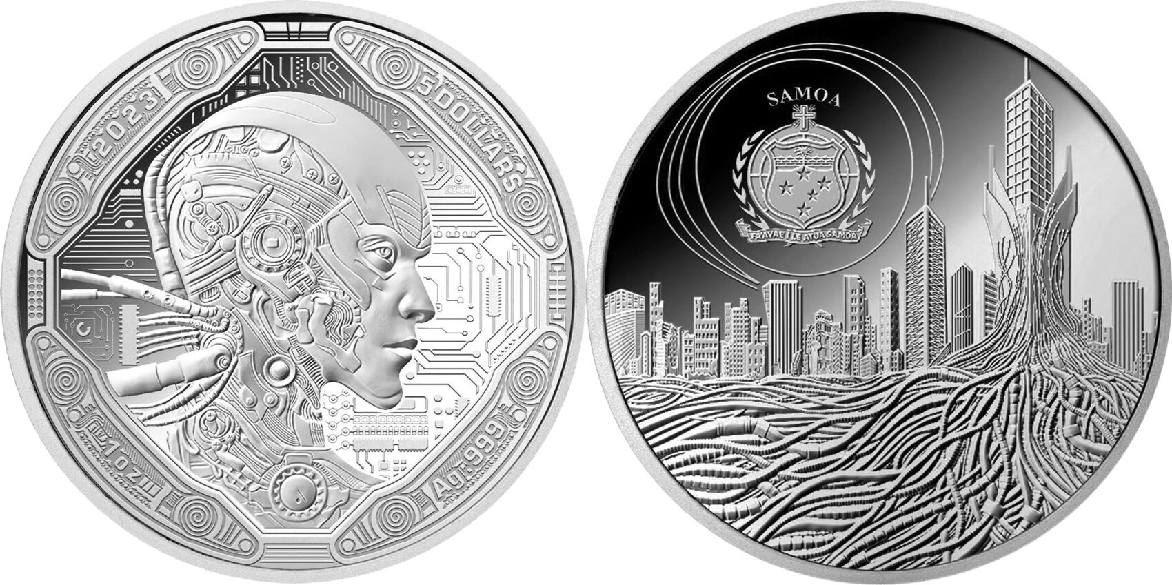 WILLY WONKA AND THE CHOCOLATE FACTORY 5 Oz Silver Coin 10$ Niue 2023