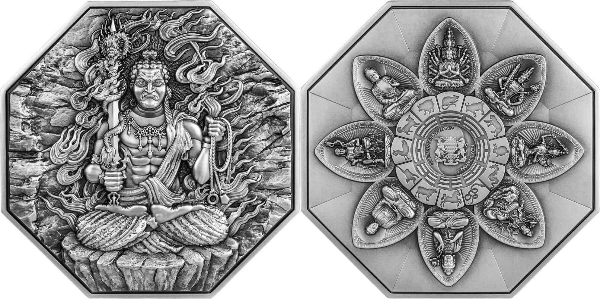 ブランブリーヘッジ　オルゴール A 2023 Barbados $5 5-oz Silver Eye of Providence Pyramid w