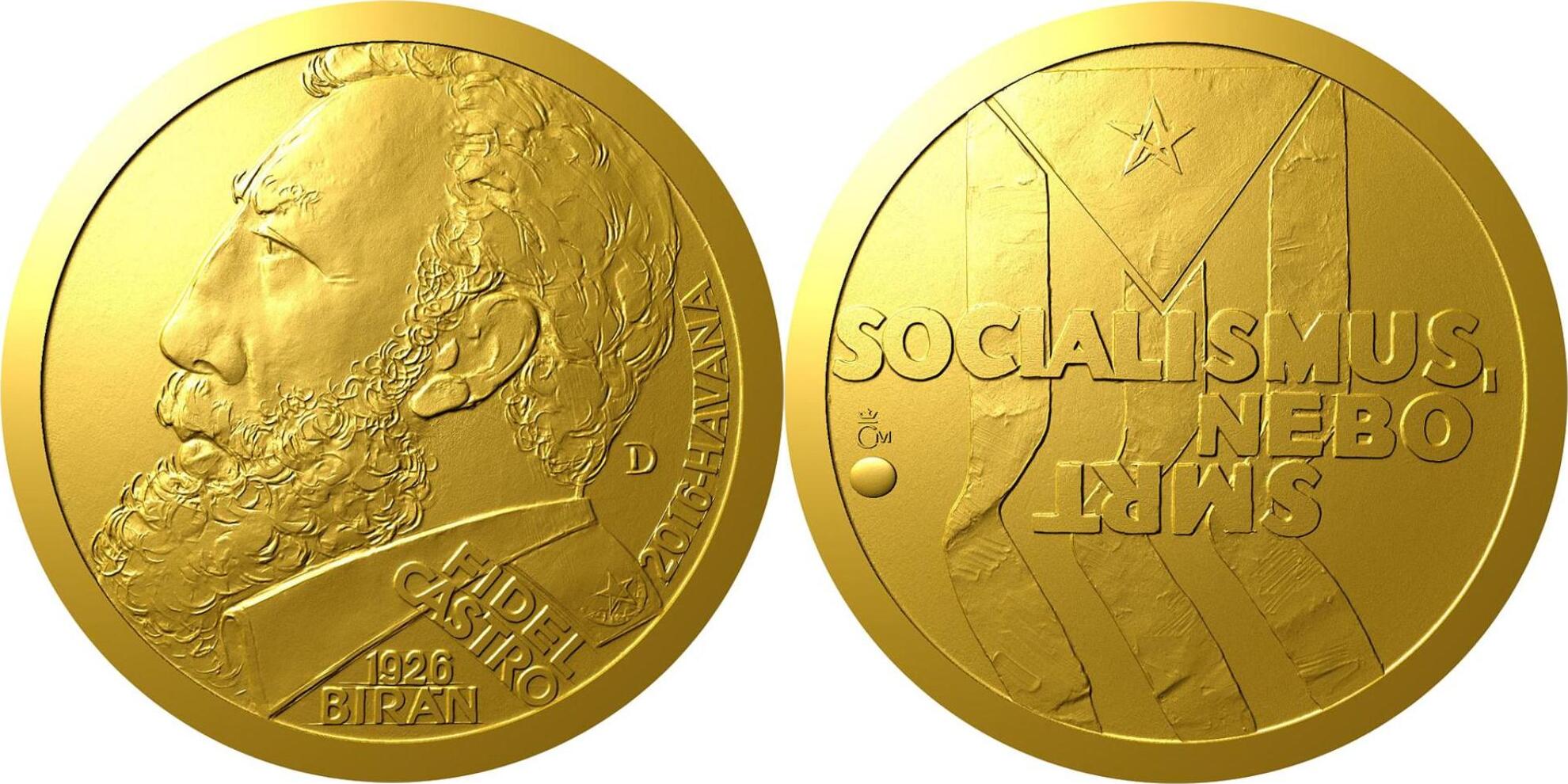 FIDEL CASTRO Cult of Personality Gold Medal 2024 Proof | MA-Shops