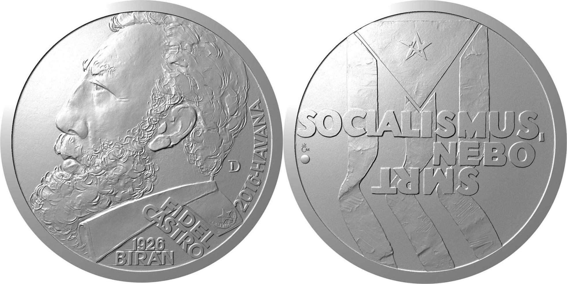 FIDEL CASTRO Cult of Personality 1 Oz Silver Medal 2024 Proof | MA-Shops