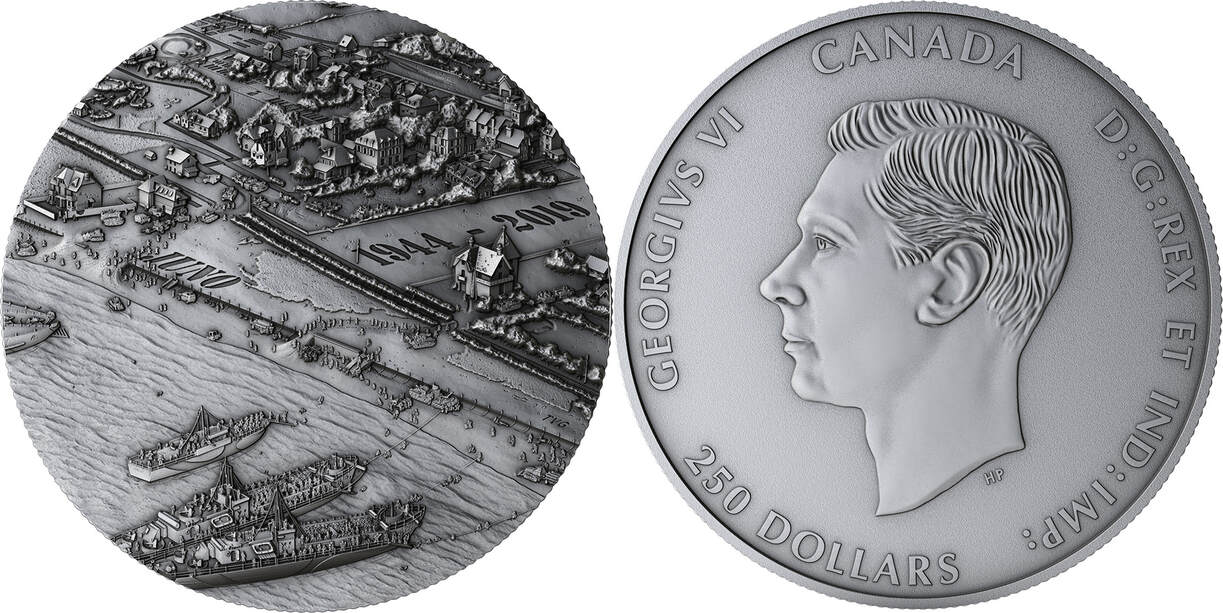 250 Dollars DDAY Snapshot Time 75th Anniversary 1 Kg Kilo Silver Coin