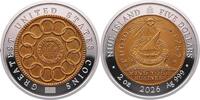 Niue 5 Dollars 1787 FUGIO CENT Greatest US Coins 2 Oz Silver Coin 5$ Niue 2026 -