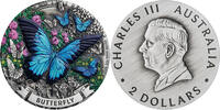 Australia 2 Dollars 2026 BUTTERFLY 2 Oz Silver Coin 2$ Australia 2026 An... 428.13 US$  +  23.15 US$ shipping