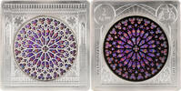 Ascension Island 5 Dollars 2026 NOTRE DAME DE PARIS Rose Window 3 Oz Sil... 636.44 US$ free shipping