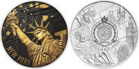 Niue 5 Dollars 2026 NEW YORK Journey Around the World 3 Oz Silver Coin 5... 497.56 US$  +  23.15 US$ shipping