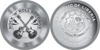 Liberia 20 Dollars 2026 ROCK N ROLL RECORDS Platinum Coin 20$ Liberia 20... 127.24 US$  +  23.15 US$ shipping