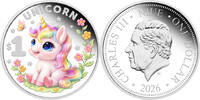 Niue 1 Dollar 2026 BABY UNICORN Baby Mythical Creature 1/2 Oz Silver Coi... 104.10 US$  +  23.15 US$ shipping