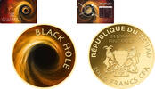 Chad 3000 Francs BLACK HOLE 1/1000 Oz Gold Coin 3000 Francs Chad PL 57.81 US$  +  23.15 US$ shipping