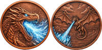  2026 ICE DRAGON 1 Oz Copper Medal 2026 BU-Brilliant unz 46.23 US$  +  23.15 US$ shipping