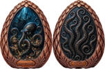  2026 UNDERWATER KRAKEN EGG 2 Oz Copper Medal 2026 BU-Brilliant unz 69.38 US$  +  23.15 US$ shipping