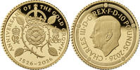 United Kingdom 10 Pounds 2026 CROWN 500th Anniversary 1/10 Oz Gold Coin ... 5,456.69 元 免费寄运