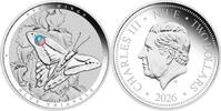 Niue 2 Dollars 2026 BLUE TRIANGLE Australian Opal Wings 1 Oz Silver Coin... 1,402.86 元  ＋  155.92 元 运费