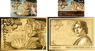   BIRTH OF VENUS Botticelli 1/1000 Oz Gold Medal PL 389.40 元  ＋  155.92 元 运费
