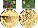   PURPLE EMPEROR Butterflies 1/1000 Oz Gold Medal PL 389.40 元  ＋  155.92 元 运费