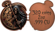   GRIM REAPER Out of Time 2 Oz Copper Medal BU-Brilliant unz 233.49 元  ＋  155.92 元 运费