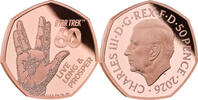 United Kingdom 50 Pence 2026 LIVE LONG AND PROSPER 60th Anniversary Star... 25,647.89 元 免费寄运