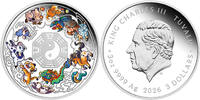 Tuvalu 3 Dollars 2026 TWELVE BABY LUNAR ANIMALS 3 Oz Silver Coin 3$ Tuva... 604.54 US$ free shipping